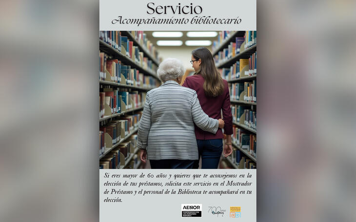 Benidorm ofrece un servicio de acompañamiento para personas mayores en la Biblioteca municipal